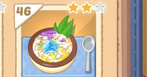Hướng dẫn giải Cookingdom Cấp độ 46 Bánh pudding khoai lang dai