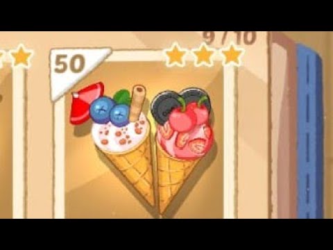 Solution du niveau 50 Cornet de glace de Cookingdom